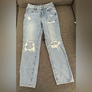 PacSun Distressed Light Blue Jeans